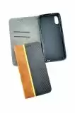 Flip Cover for Samsung A21s/A217 (2020) Carbon Light Brown/black (4you) 