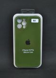 Чохол iPhone 12Pro Silicon Case original FULL Camera № 64 olive green ( 4you )