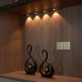 LED світильник 60-2B пульт, АКБ, датч руху та освіт, алюм корп, чорний 60 см 2W(М) - Ціна Тижня!