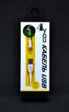 Usb-cable Type-C 4you Merla (2A, silicon, білий)