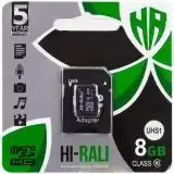 Micro SD 8Gb Hi-Rali Class 10 з ад.(UHS-1)