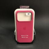 Чохол iPhone 17Pro Silicon Case original FULL №69 raspberry (4you)
