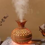 Зволожувач повітря (X-35) FLOWER HUMIDIFIER Brown (нічник, 2 реж, підс 300мл, USB-DS-5V)