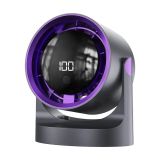 Вентилятор настільний DESKTOP HIGH-SSPEED FANBY-001Violet(АКБ,LED, індик/заряду,4 швидкості Type-C)