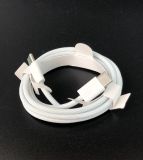 Usb-cable Type C to Type C 60W textile 1m White (тех. пакет)