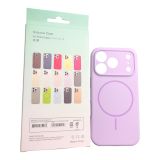 Чохол iPhone 17Pro Silicon BEATS with MagSafe №2 Lilac