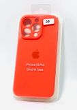 Чехол iPhone 15ProMax Silicon Case original FULL Camera №39 orange (4you)