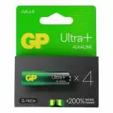 Батарейка GP 15AUPETA21-2GSB4 Ultra Alkaline LR6, AA (4 у блістері, 40 в упаковці) 