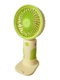 Вентилятор ручной MINI FAN MJ122 (подставка для телефона, 3 режима, MicroUSB) Yellow/green