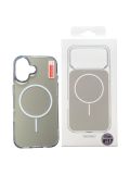 Чехол iPhone 14Pro Silicon Clear case with Magsafe Desert Titanium
