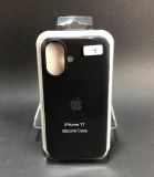 Чехол iPhone 17 Silicon Case original FULL №18 black (4you)
