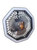 Вентилятор настільний DESKTOP FAN U8 (АКБ, підсвічування, 4 режими, Type-C) Black