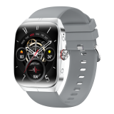 Годинник Smart Watch 4you VIBE (1.95",AMOLED 410*502,VA,300mAh,Дзвінки, Metal,12мес гарант) Silver/Grey