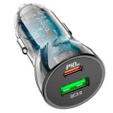АЗУ-USB HOCO Z47A PD30W+QC3.0 (1USB/1Type-C) Black