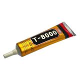 Клей силиконовый Zhanlida T8000 прозрачный (50 мл,тюбик с дозатором) (М)