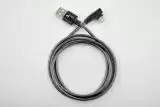 Usb-cable Micro USB 4you Vazi ( 2000mah, метал, 90град, чорний )