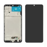 LCD Samsung A32/A325 (2021) із чорним тачскрином + корпусна рамка IPS (M)