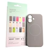 Чехол iPhone 17/18 Silicon BEATS with MagSafe №14 Space gray