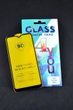 Защитное стекло Samsung A22(4G) Full Glue 2.5D (0.3mm) Black 4you