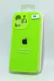 Чохол iPhone 13Pro Silicon Case original FULL Camera №53 neon green (4you)