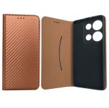 Flip Cover for Xiaomi Redmi Note 14s(4G) Fiber Brown (4you)