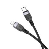Cable Type-C/iPhone 5 HOCO X109 27W 1m (круглый) White