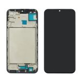LCD Samsung A15/A155 (2023) / A156 із чорним тачскрином + корпусна рамка IPS (M)