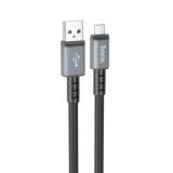 Usb-cable Micro USB HOCO X85 2.4A 1m (круглый) Black
