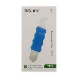 Лопатка металлическая двусторонняя  для разбора корпусов Relife TD2-D с пластиковой рукояткой (M)