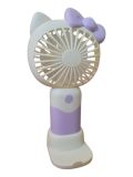 Вентилятор ручний MINI FAN SD-89 (підставка, 3 режими) Violet