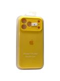 Чохол iPhone 17ProMax Silicon Case original FULL Camera №4 yellow (4you)