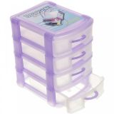 Органайзер-кассетница на 4 выдвиж ячеек(размер Д-200мм.Ш-125мм.Г-50мм) (W) - Цена Недели!