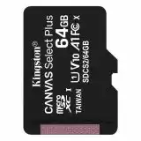 Micro SD 64Gb Kingston Canvas Select Plus Сlass10 без ад. (UHS- 1) (R-100Mb / s)