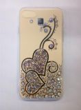 Чохол Samsung A8 + / A730 (2018) Silicon YOUNICOU Swarowski "Сердечка" "Акційна ціна"