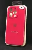Чохол iPhone 15ProMax Silicon Case original FULL Camera №35 rose red (4you)