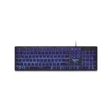Клавиатура проводная Gembird KB-UML3-01-UA (USB,3-х цветная подсветка клавиш) Black