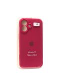 Чохол iPhone 17/18 Silicon Case original FULL Camera №35 rose red (4you)