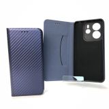 Flip Cover for Xiaomi Redmi Note 14(4G) 163mm Global Version Fiber Dark blue (4you)