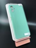 Чехол Samsung A07 4G Silicon Original FULL №9 Azure(4you)