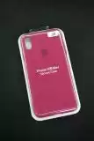 Чохол iPhone XS Max Silicon Case original FULL №35 Rose red (4you)