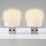 LED USB лампочка цилиндрическая, теплый свет (М) - Цена Недели!