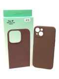 Чохол iPhone 13 Silicon BEATS with MagSafe №8 Chocolate