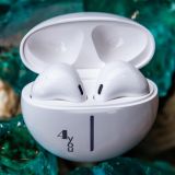 Bluetooth-гарнитура 4you MENSA white (BT 5.3, Гарант.12мес, РРЦ - 745грн)  (от 5шт - 5%)