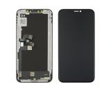 LCD iPhone XS із чорним тачскрином + дисплейна рамка (GX-OLED SOFT) (M) 