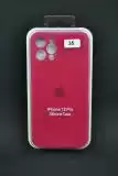 Чохол iPhone 12Pro Silicon Case original FULL Camera № 35 rose red ( 4you )