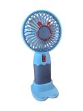 Вентилятор ручний Hello Sumer NO.121 (mini, АКБ, підставка, 1 режим) Blue