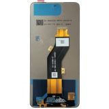 LCD ZTE Blade V50 Design (4G) с чёрным тачскрином + корпусная рамка (М)