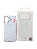 Чехол iPhone 13 / iPhone 14 Silicon Clear case with Magsafe White