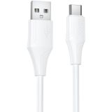 Usb-cable Type-C HOCO X124 1m (круглий) White