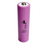 АКБ 18650 4you 2300mAh with metal part (захист від перезаряду)